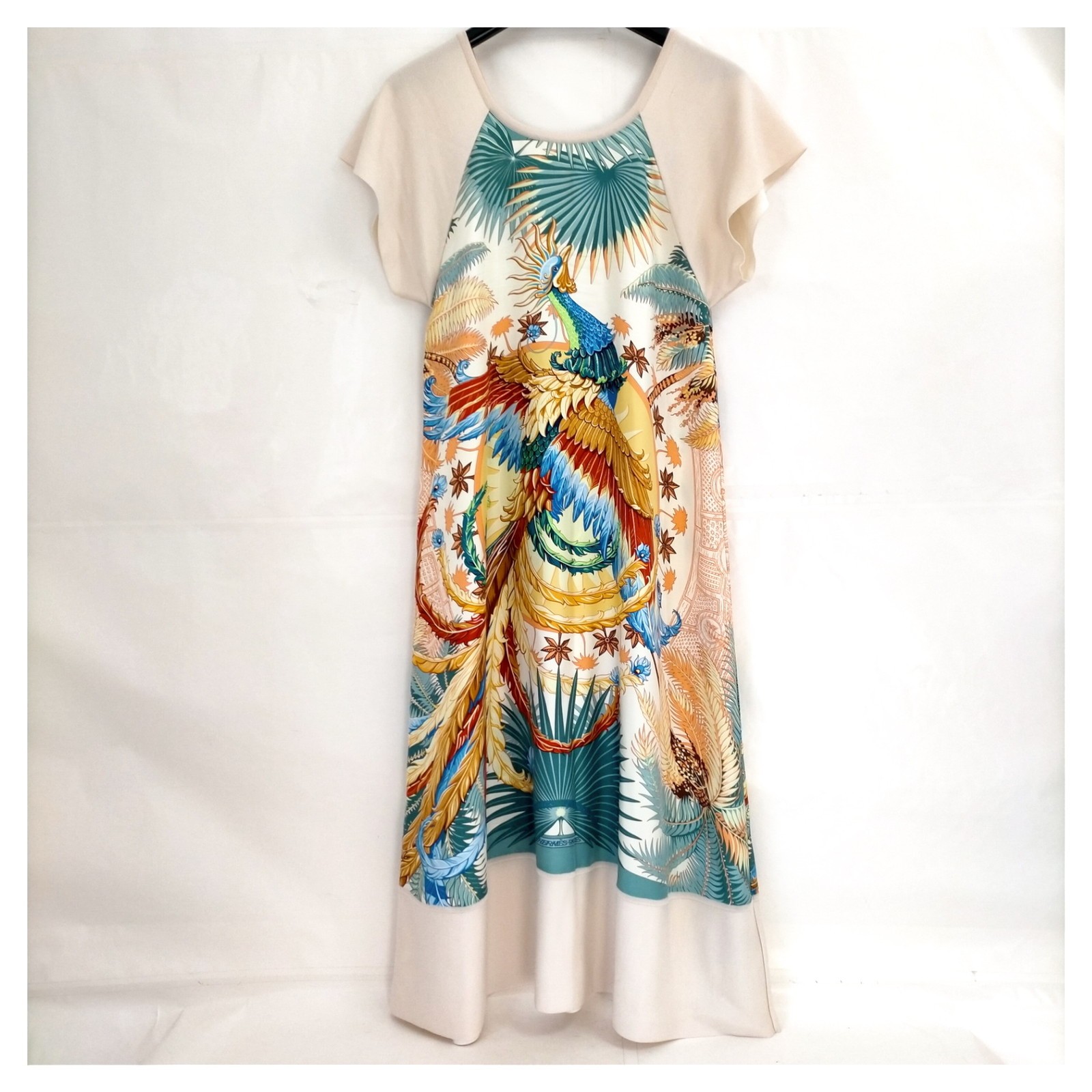 Hermes Dress Ladies Silk Wool Nylon 3981639
