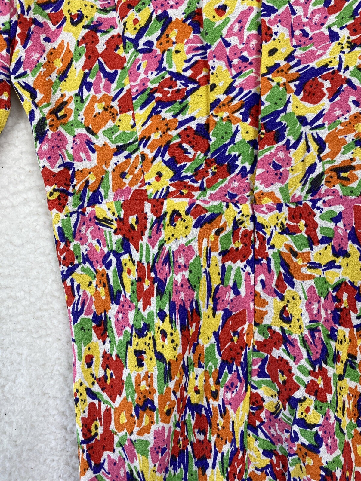 Rixo X Target Dress Women’s 4 Midi Multicolor Empire Floral Puff Sleeve career