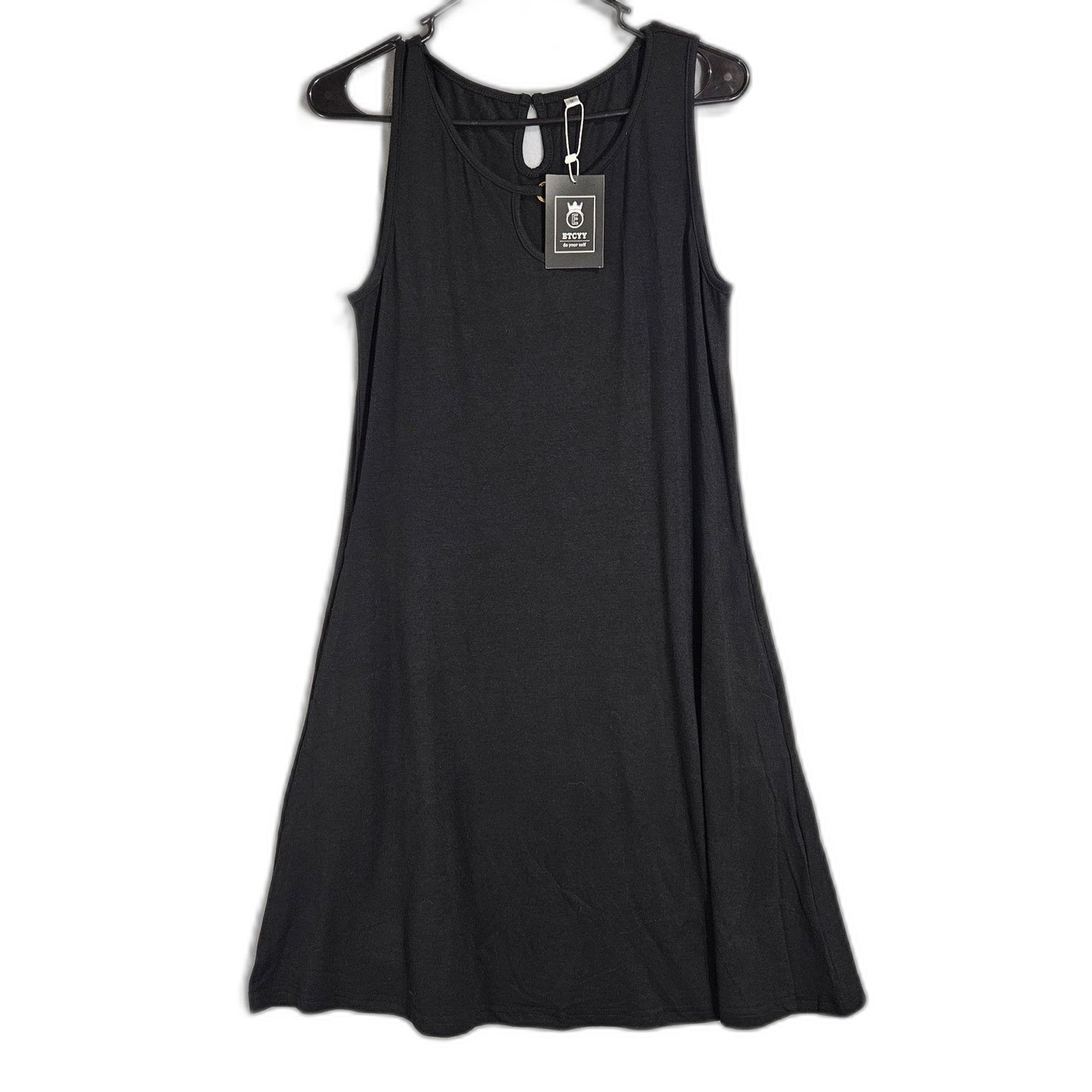 Had to Grab lol – ETCYY “do your self” Jersey LBD Summer Minimal Size S Pockets
