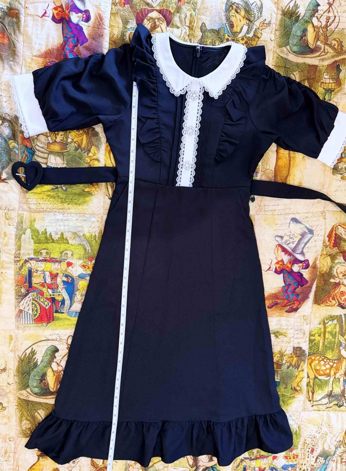DearMyLove Sparkling Bijou Frill Afternoon Tea Dress Long Kawaii Jirai Kei Japan
