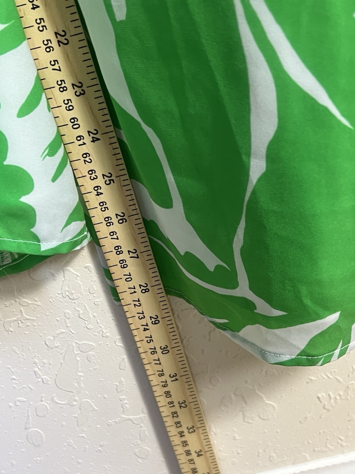 Lilly Pulitzer for Target Green White Palm Leaf Jumpsuit Wide-Leg Sleeveless M