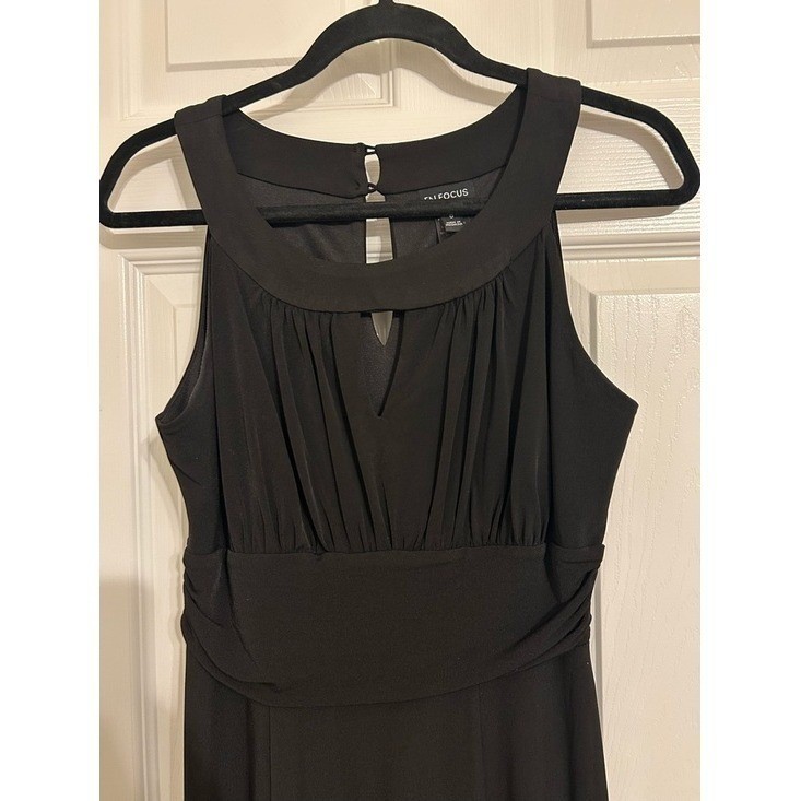 Enfocus Studio Black Sleeveless Maxi Dress