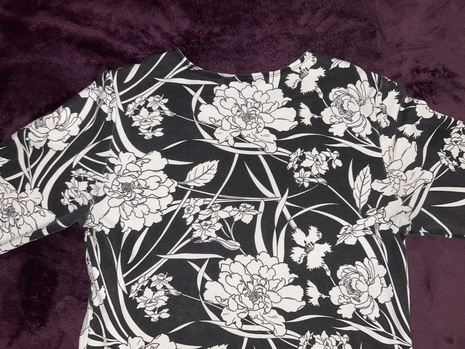 VTG Early 2000’s Bryn Walker Long Sleeve Long Floral Dress-Excellent-M-Unworn