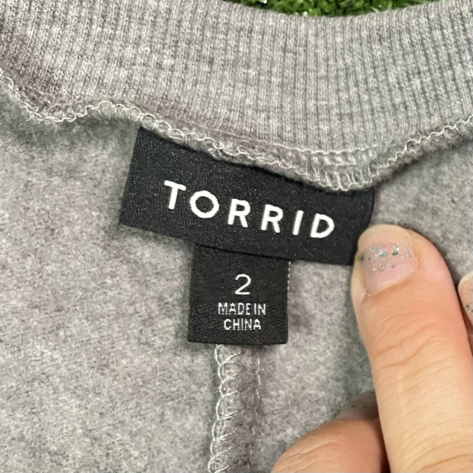 NEW WITH TAGS Torrid Gray Sweater Dress with Rainbow Sleeves And Rope Belt 2X