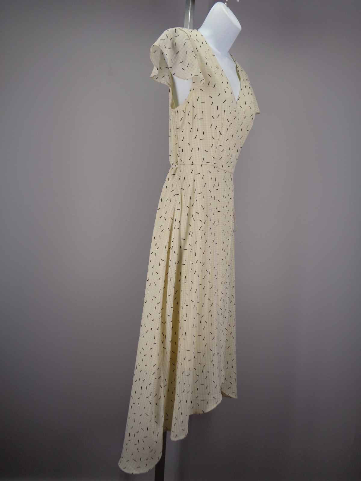 Mod Ref High Low Wrap Dress Size Medium New