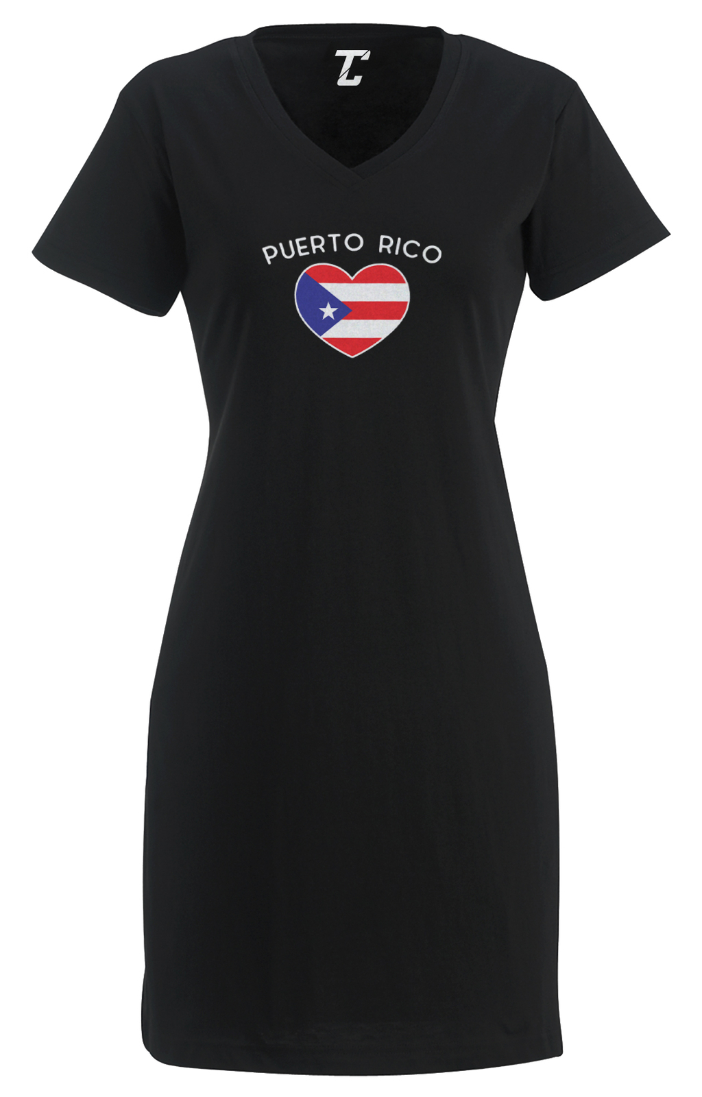 Puerto Rico Heart – Pride Proud Country Heritage Love Women’s Dress