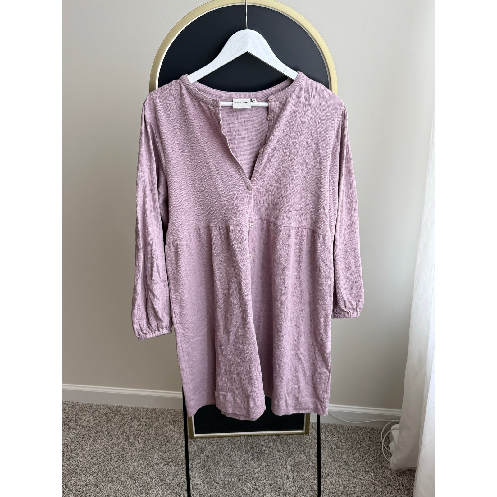 Boutique cotton gauze dress M