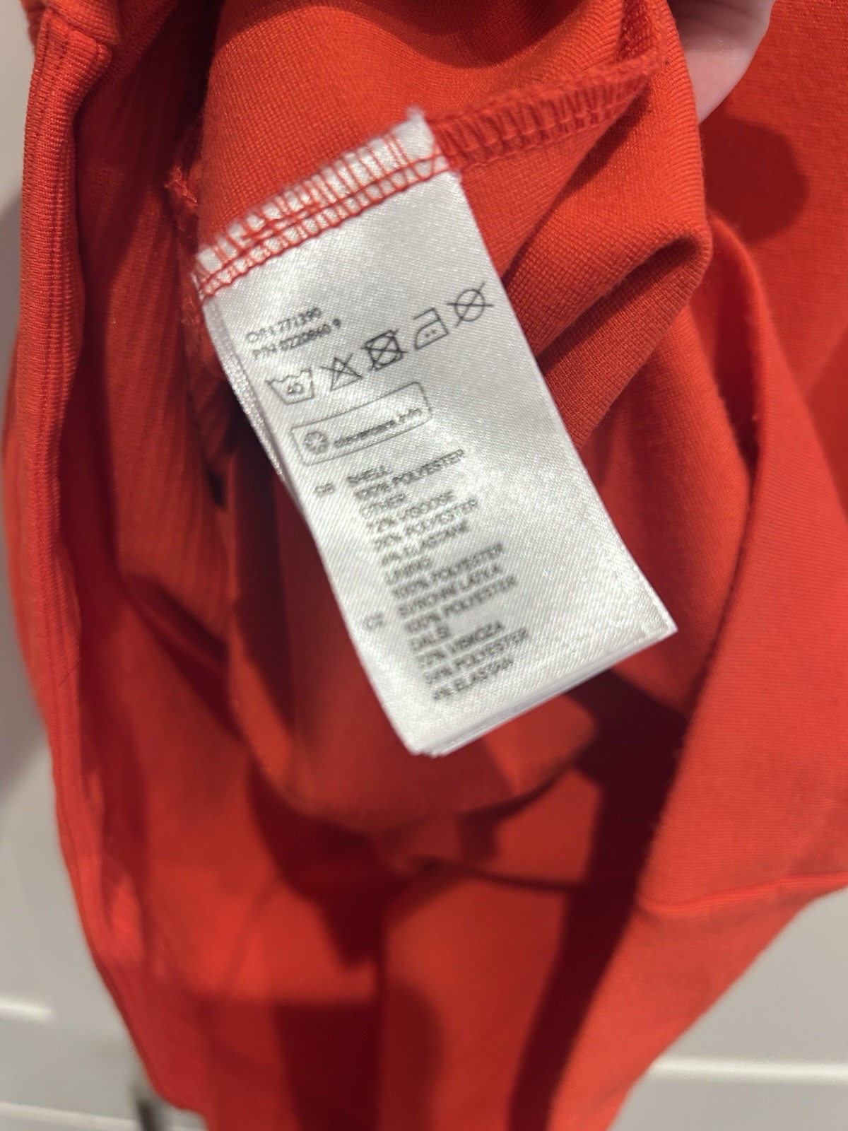 H&M Red Bodycon Shift Dress Size M Wedding Party Hen Summer BBQ Holiday Office