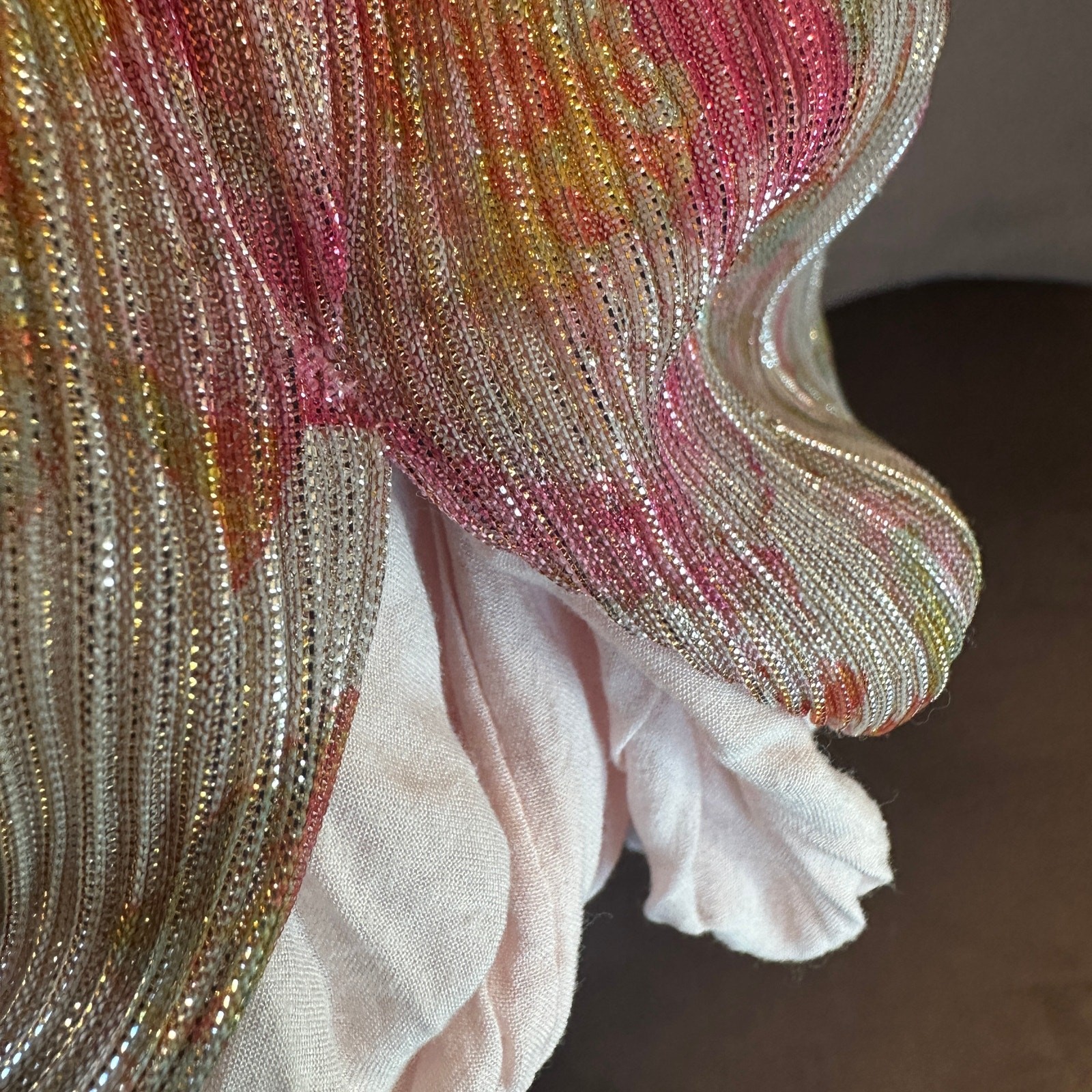 Dress the Population Floral Pleated Maxi Dress XS Metallic Plisse Slip Gown $268