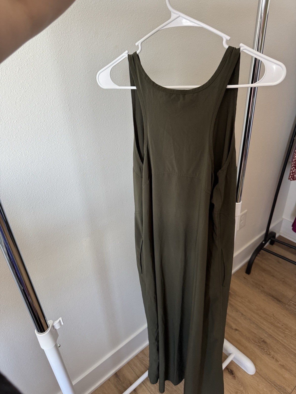 ATHLETA Essential Midi Scoop Dress Women’s Size US M Green