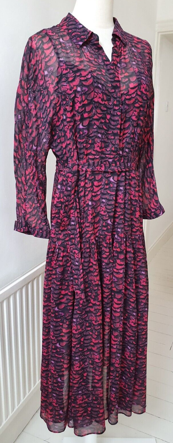 ***GORGOEUS***ALL SAINTS *ELEY PLUME* DRESS UK14, US10, EU42