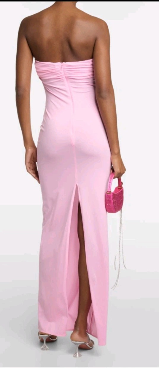 Magda Butrym Rosette Strapless Maxi Dress SIZE 6