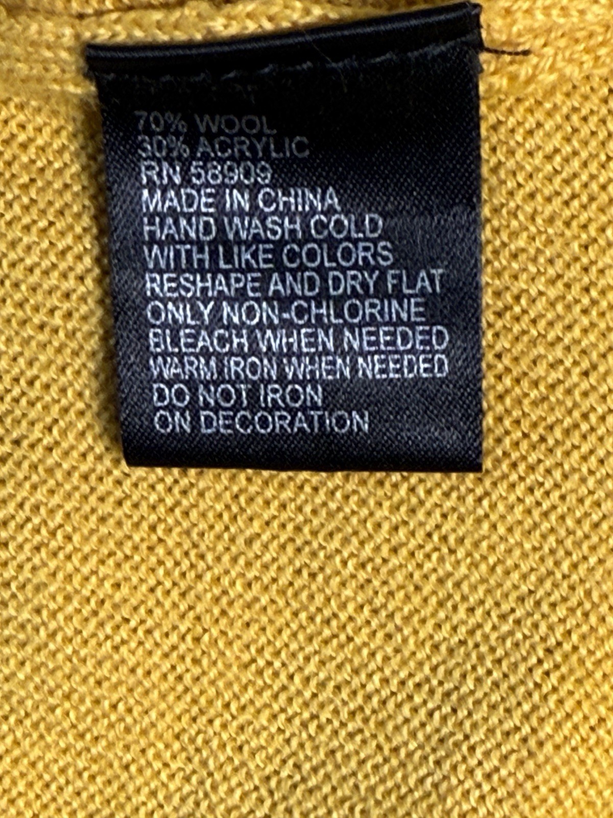 Antonio Melani , solid , Wool Dress, Medium, Wool blend, Mustard/ gold Color