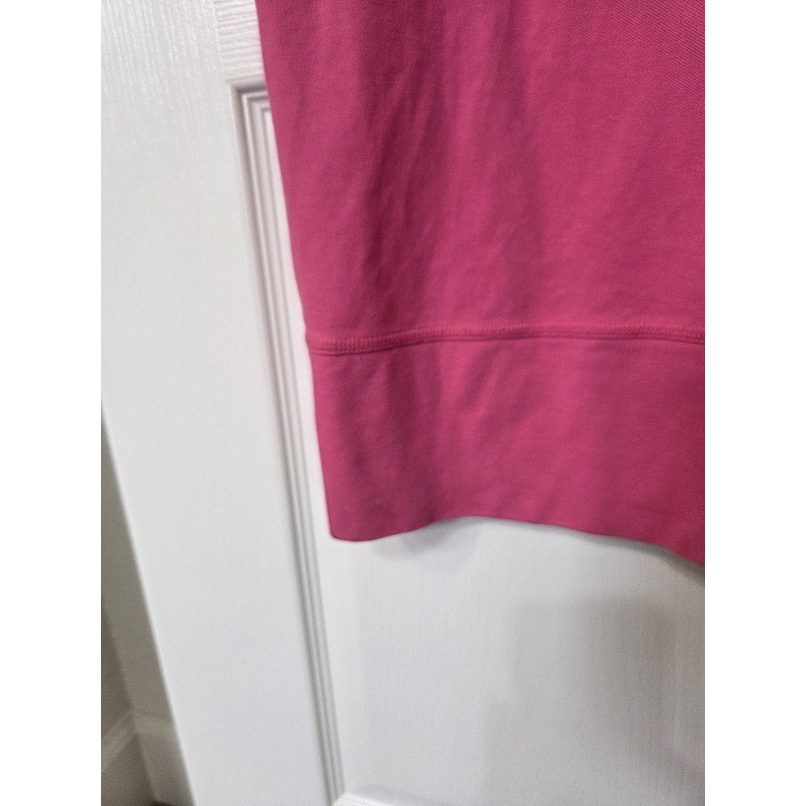 Peter Millar Bright Pink Stretchy Drawstring Waist Tank Midi Dress, Size Small