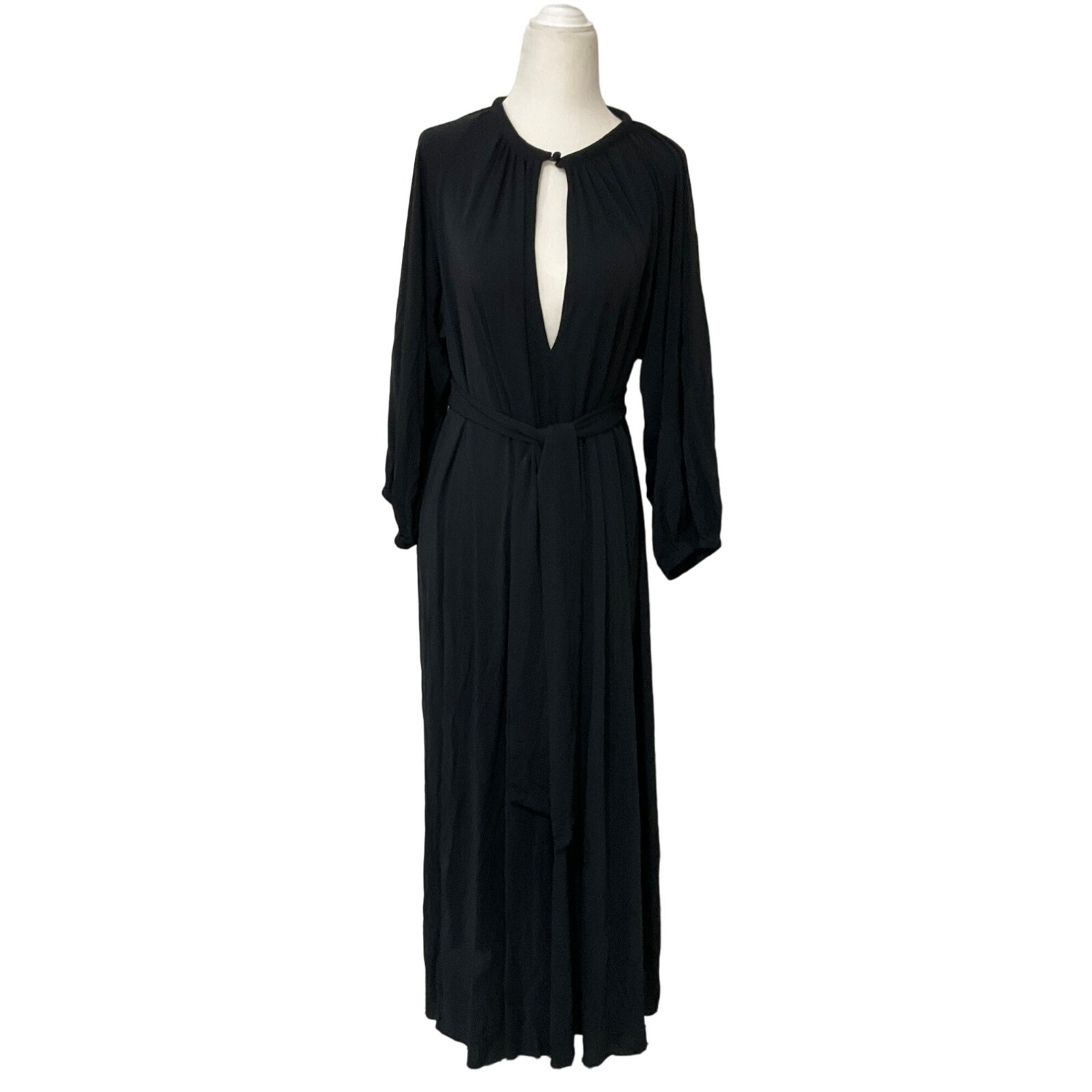 ERES Adela Dress in Noir Black Medium New Womens Maxi Long Beach Gown