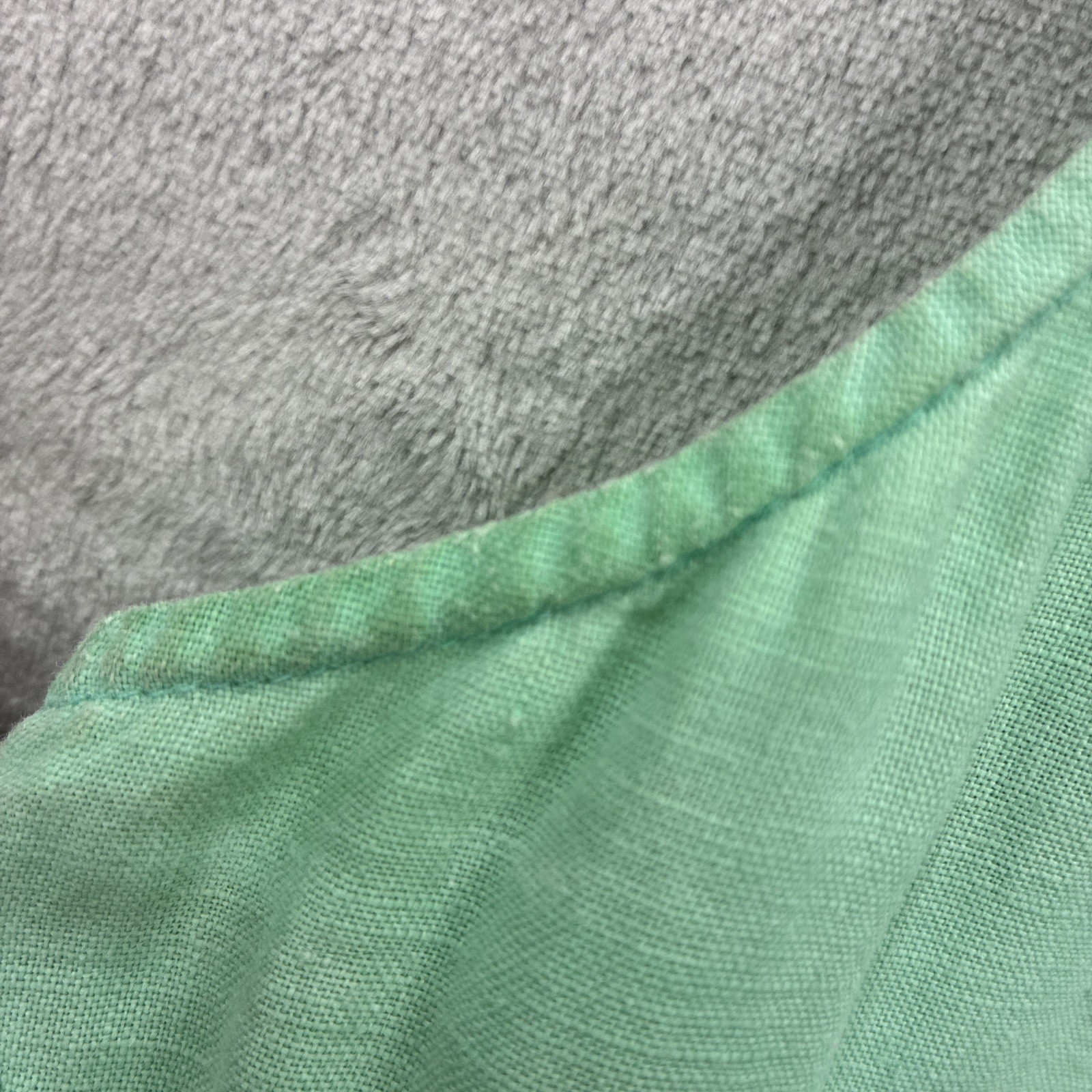 Calypso St Barth Dress 100% Linen Mint Green Pom-Pom Fringe Trim Minimalistic