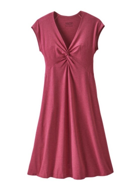 Patagonia Seabrook Bandha Dress Weathered Light Red Size Small
