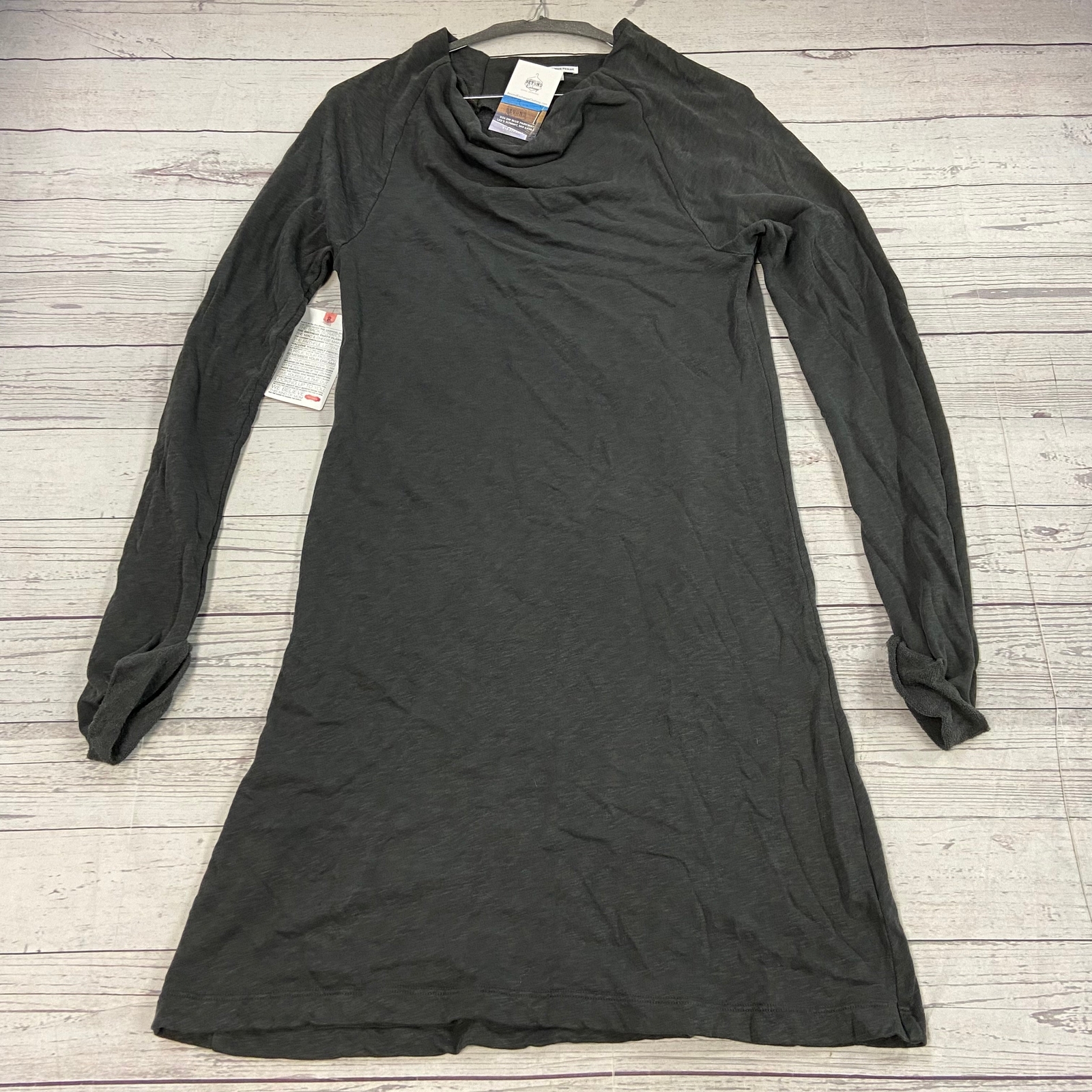 Standard James Pierse Abyss Long Sleeve Funnel A-Line Sweater Dress Women Size 4