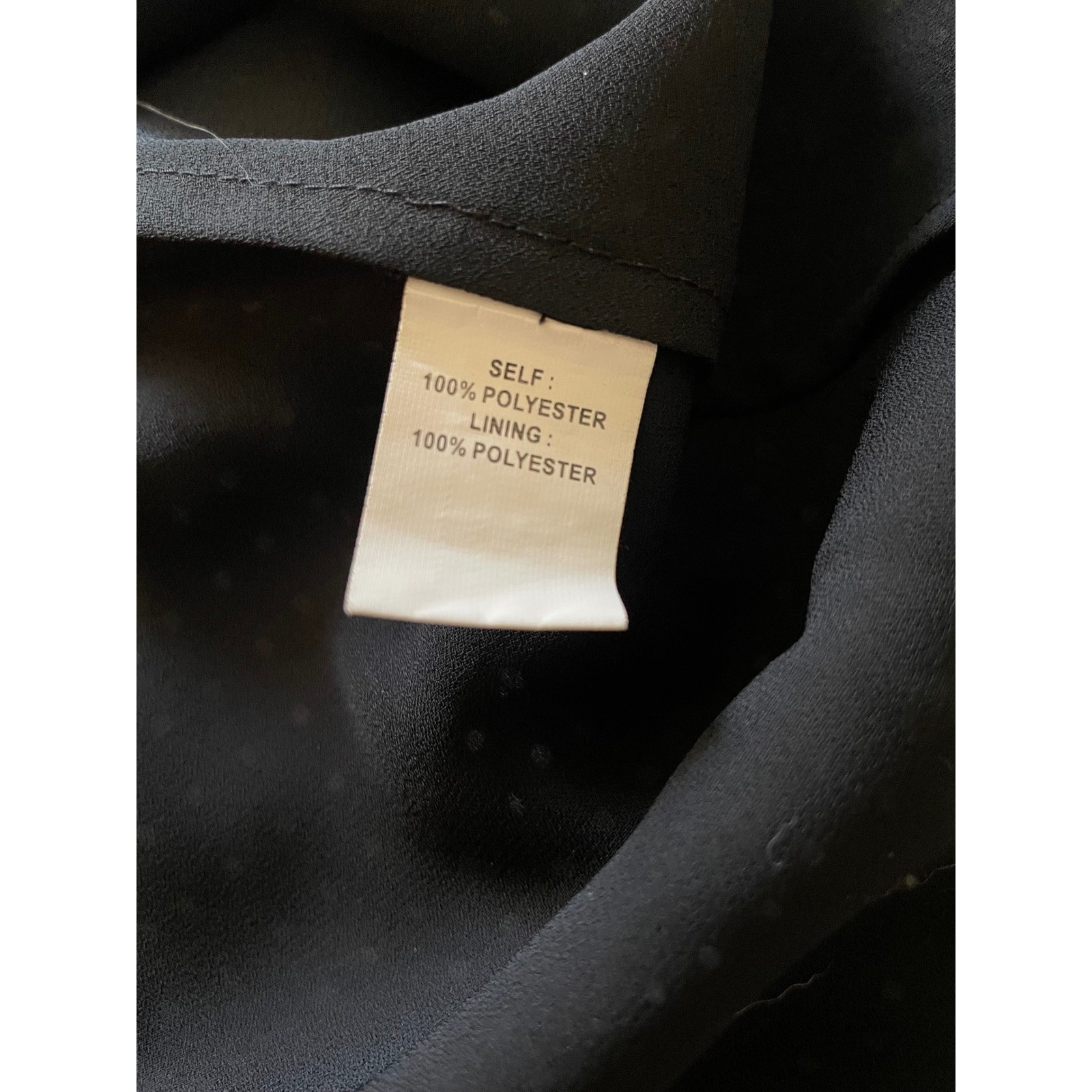 Kay Unger New York Black White Polka Dot Halter Hi-Low Chiffon Dress 16