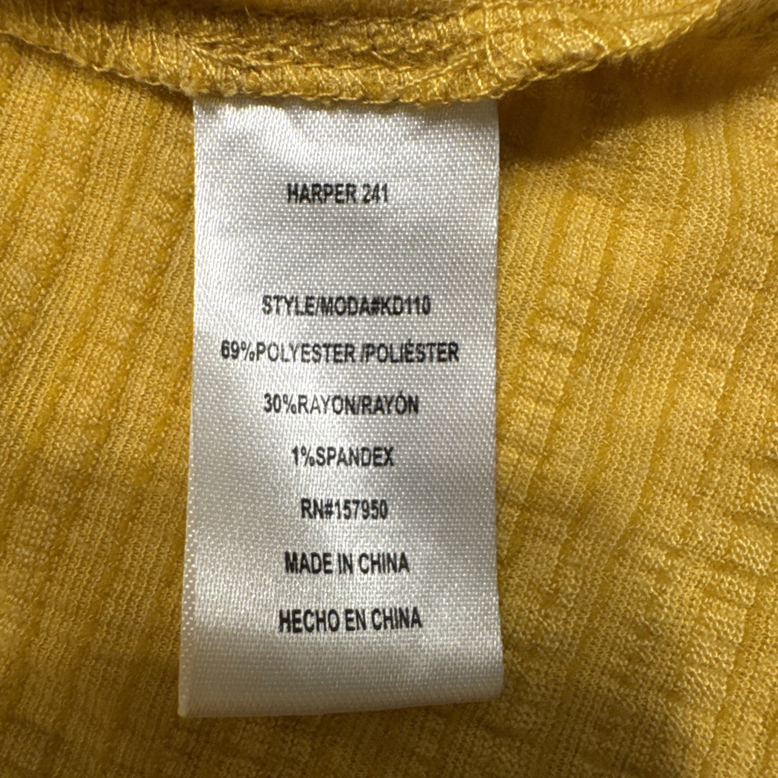 Harper 241 Sz. M Ruffled, non Lined sleeveless Dress Mustard Boho Cottagecore
