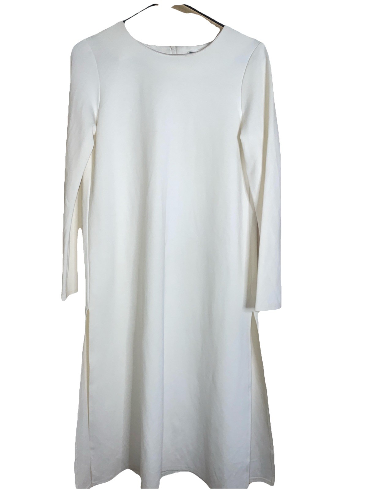 Japanese Designer Thomas Magpie by Intoxic Crème White Midi Dress 42in Elegant