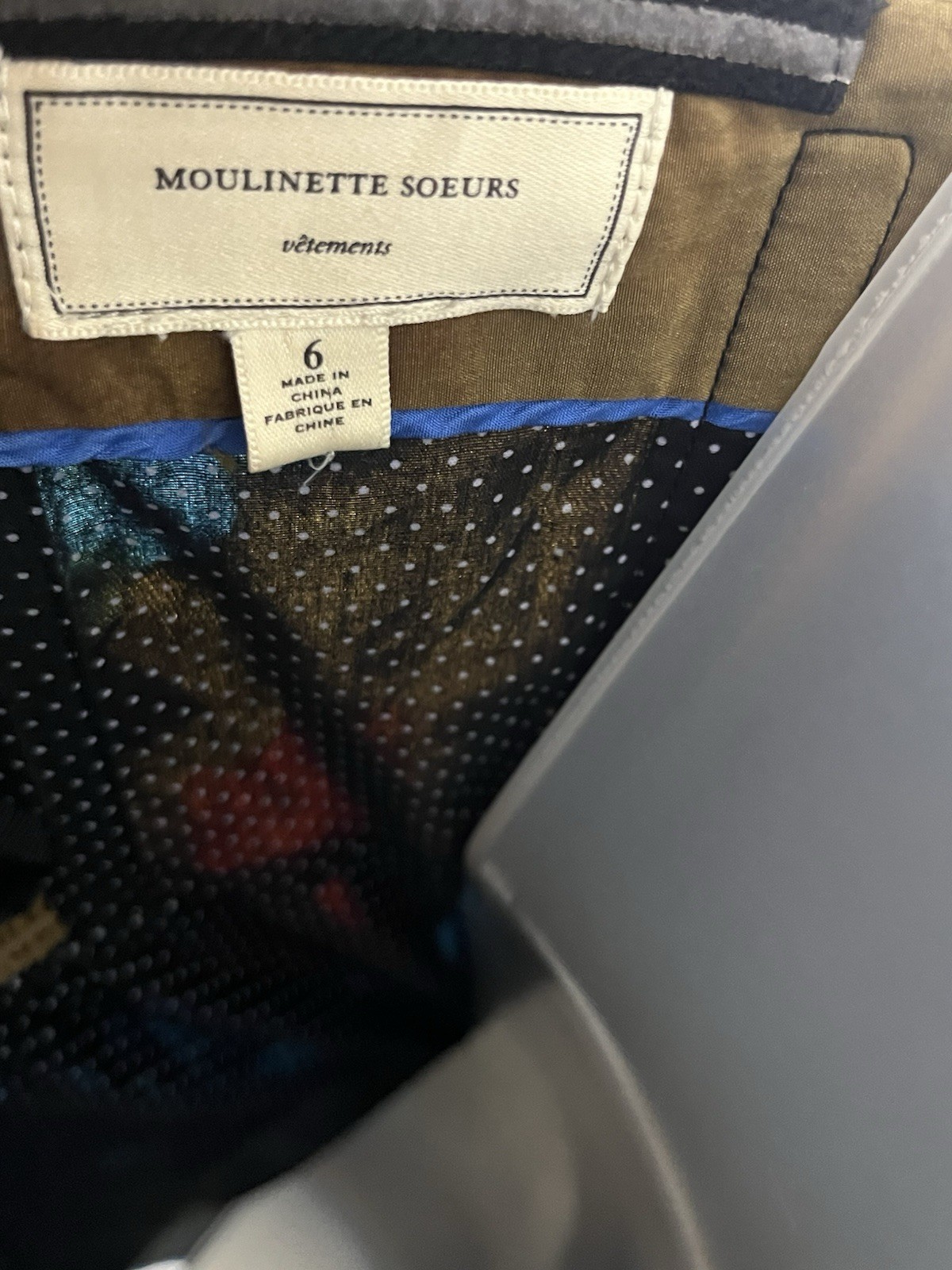 Mod Cloth Moulinette Soeurs Strapless Dress Knee Length Size 6