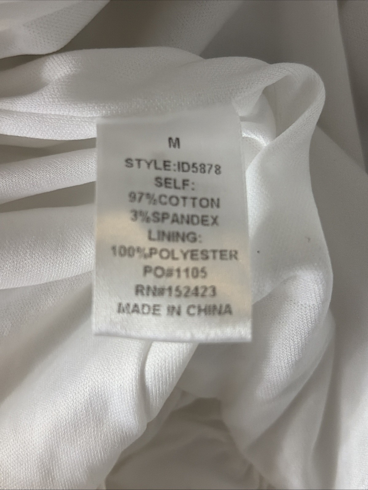 Klesis Botique White Corset Bubble Mini Tank Dress Medium