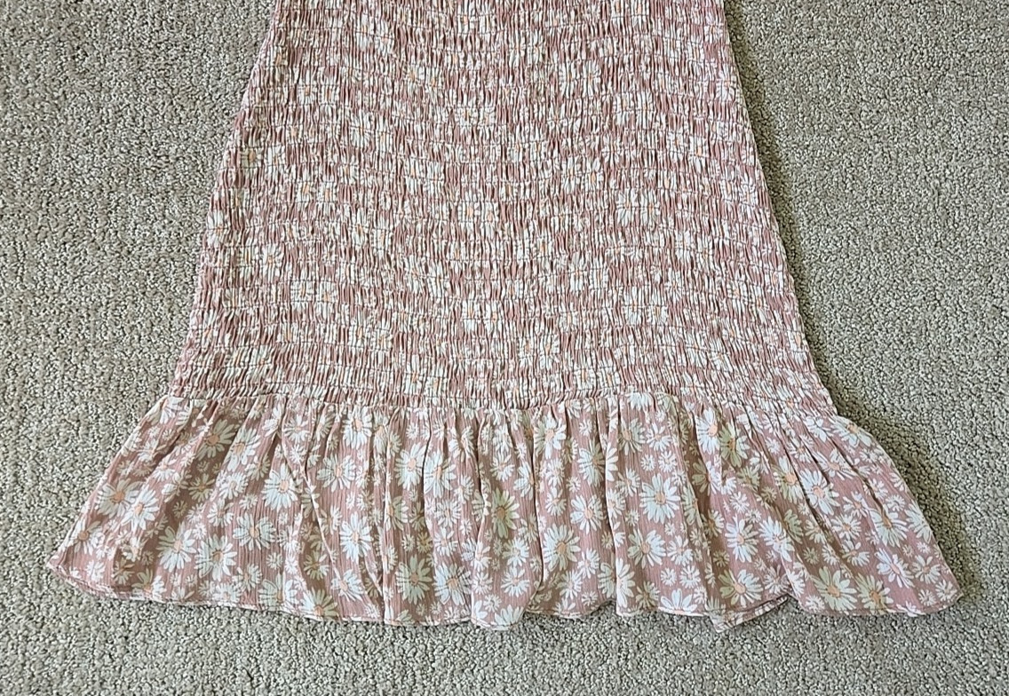 Lily Rose – Daisy Floral Mauve Mini Dress for Juniors – Size Small – Brand New