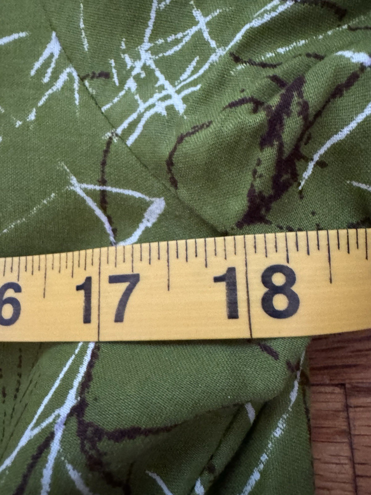 Anningtex Wax Nigerian Batik Cotton Shift Dress | Green & Purple Abstract