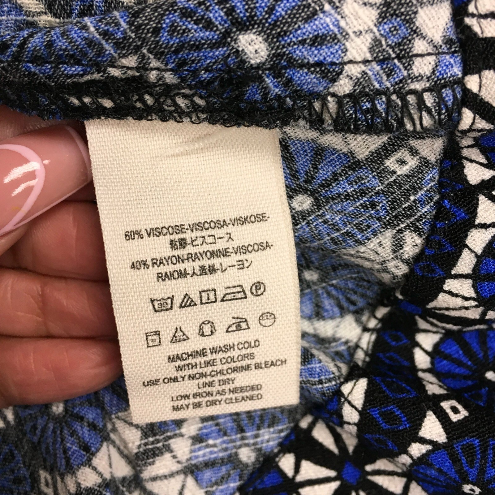 Free People Womens Black Blue Combo Melody Printed Keyhole Mini Shirt Dress 4