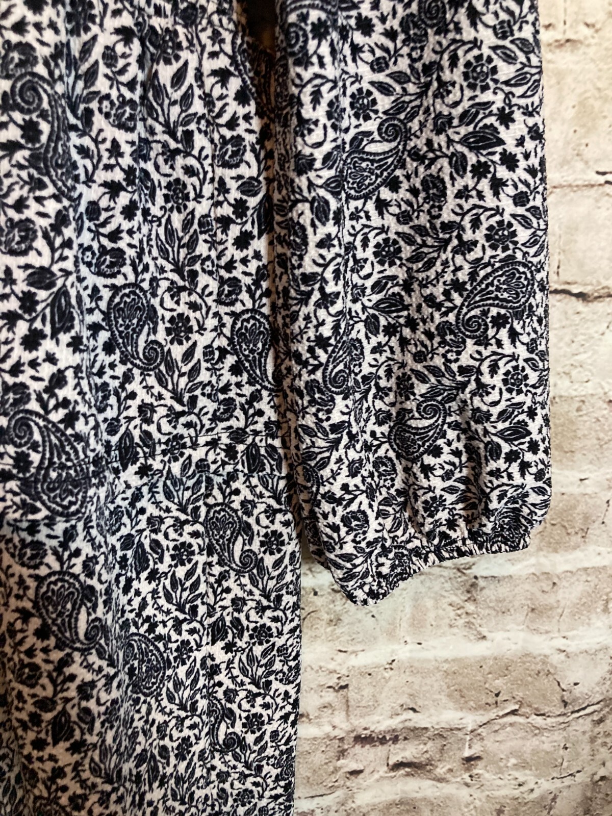 Miss Selfridge Dress Womens 12 Navy Blue Micro Florals Ruffle Cottage Tiered