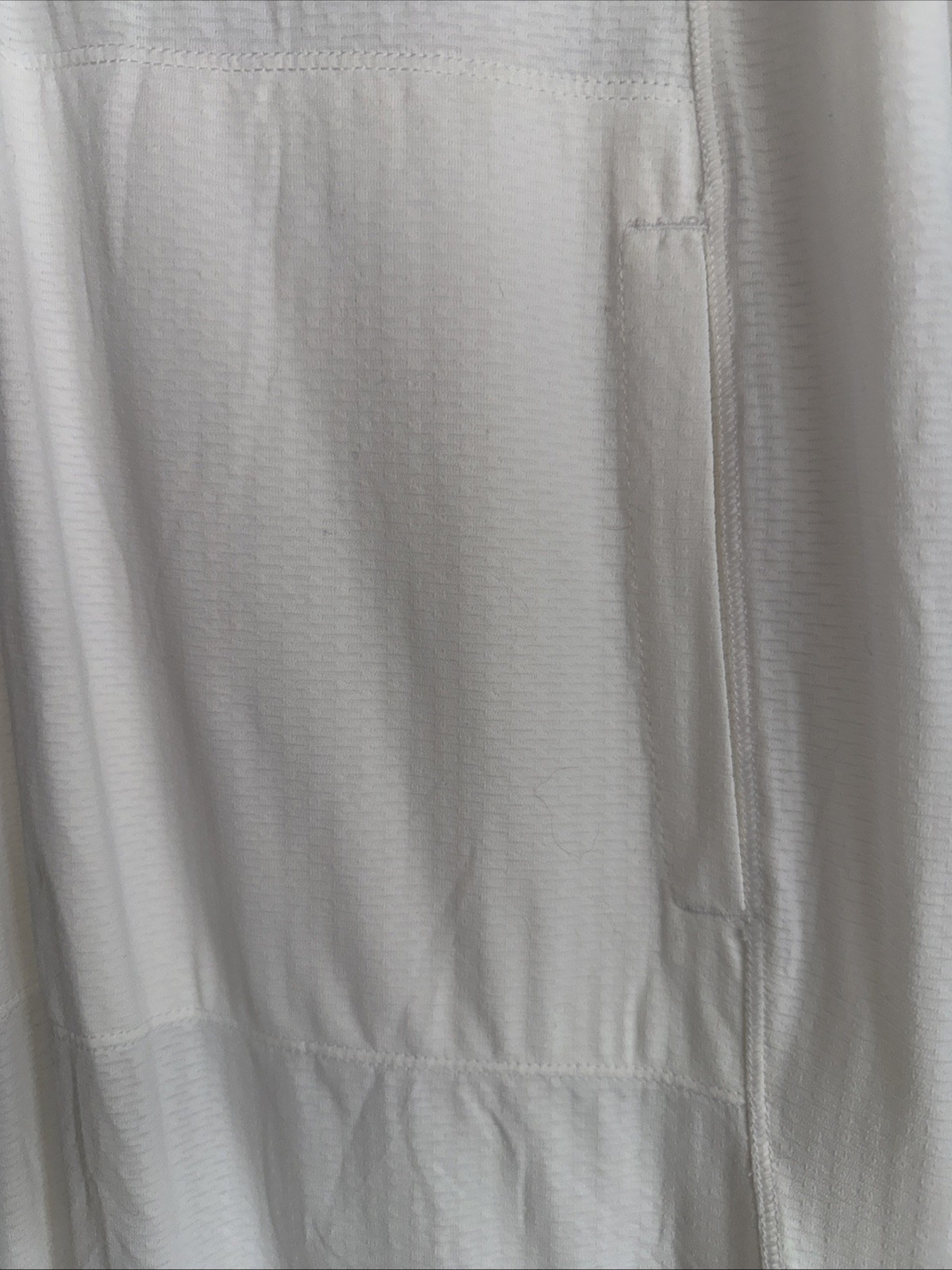 LL Bean Dress White Sand Beach Hooded Cover Up UPF 50 Travel Resort Size L NWT