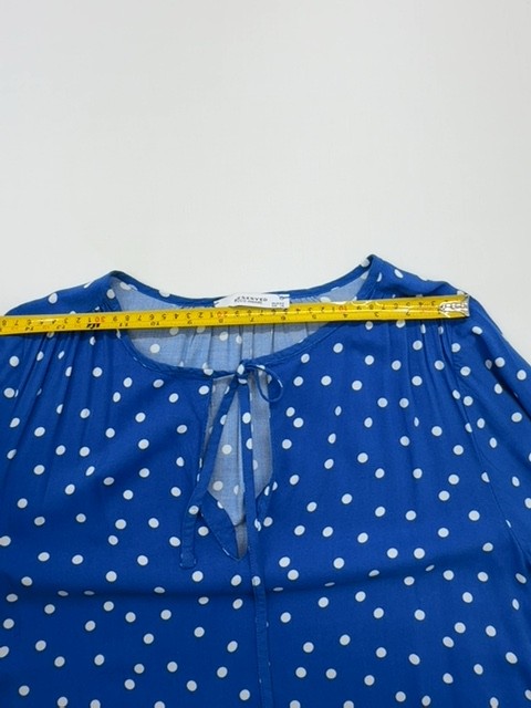 Reserved Girls Blue Polka Dot Knee-Length Dress UK 14