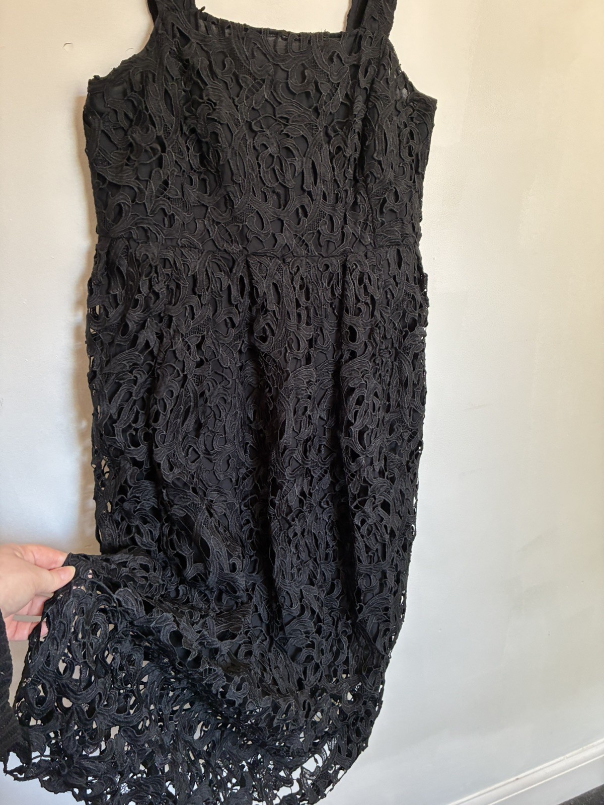 Plus size 18 TU PREMIUM COLLECTION BLACK LACE DRESS wedding guest occasion