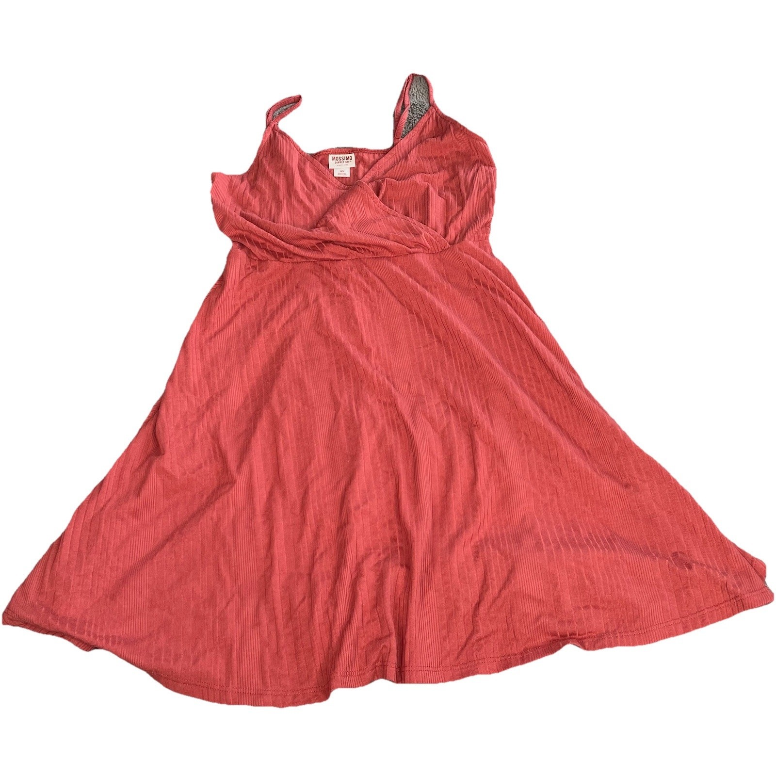 Mossimo Supply Co Dress Spaghetti Strap Peach Color Pull On Size Xsmall