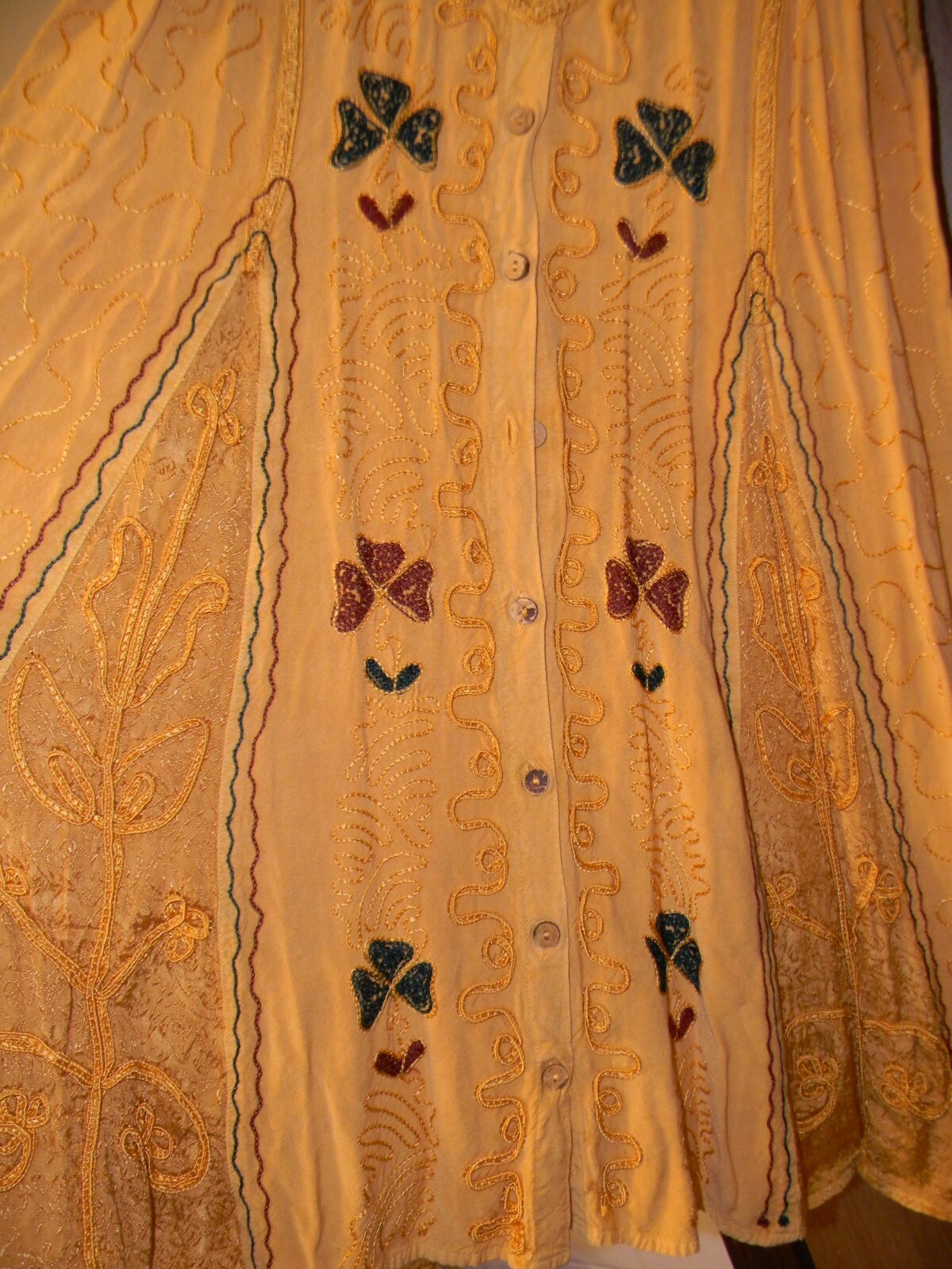 Vintage Neelam Mini Dress Indian Embroidered Boho Hippie Fairy Festival