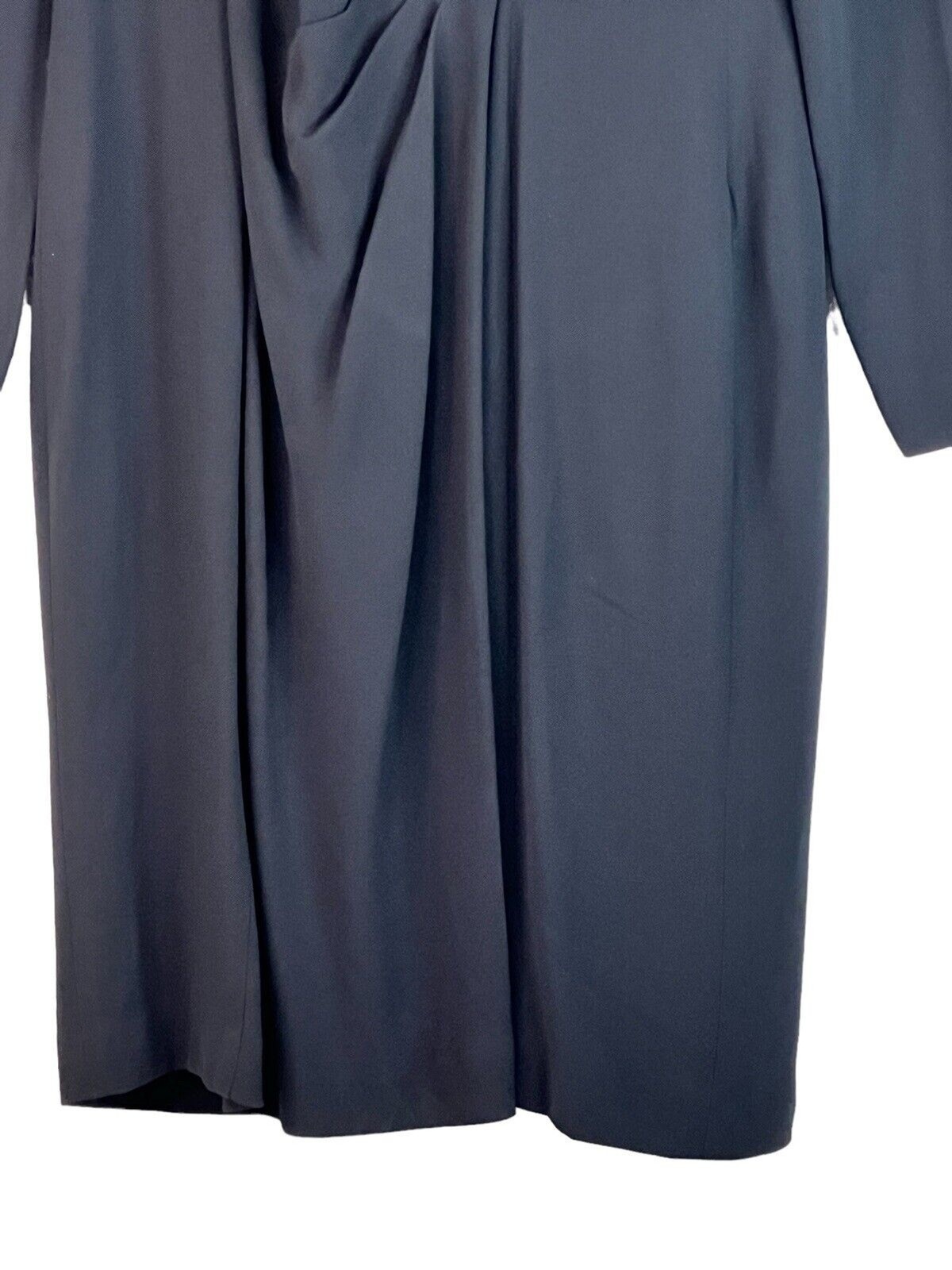 Vtg Ellen Tracy Linda Allard Black Long Sleeve Formal Party Women’s Dress Size 4