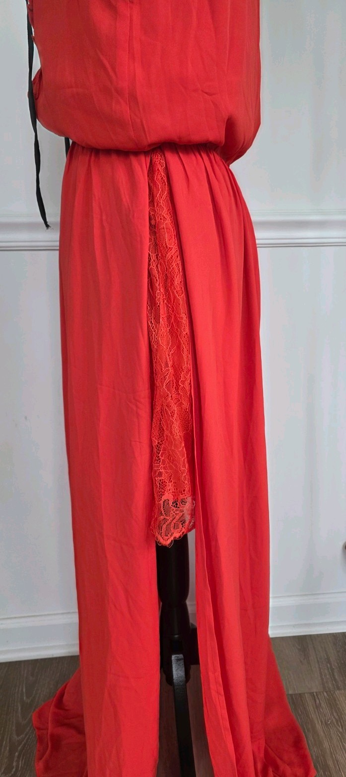 Strut & Bolt Red Prom / Wedding Guest Long Dress Size Medium