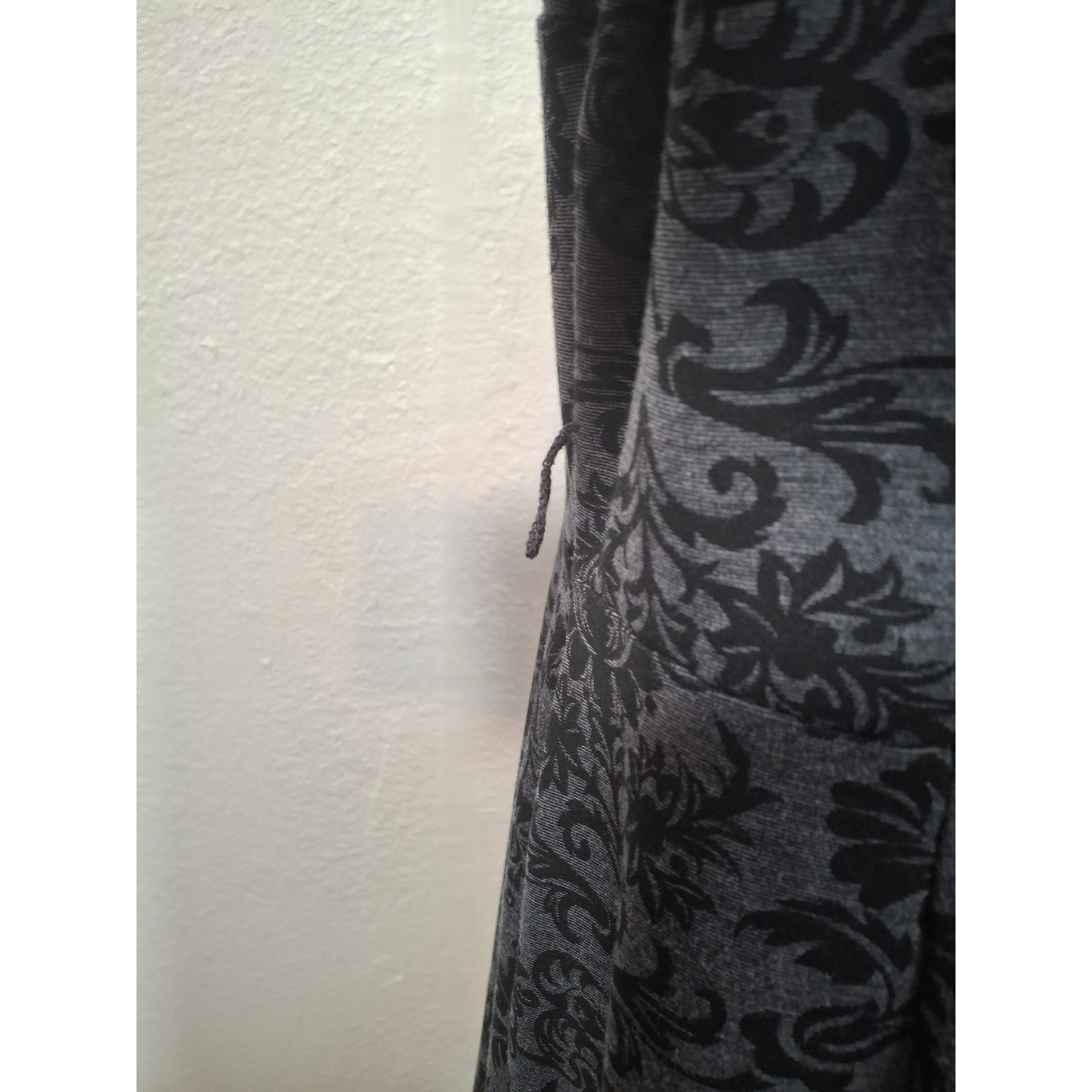 Croft & Barrow Stretch Size Large Business Career Dress Black and Gray