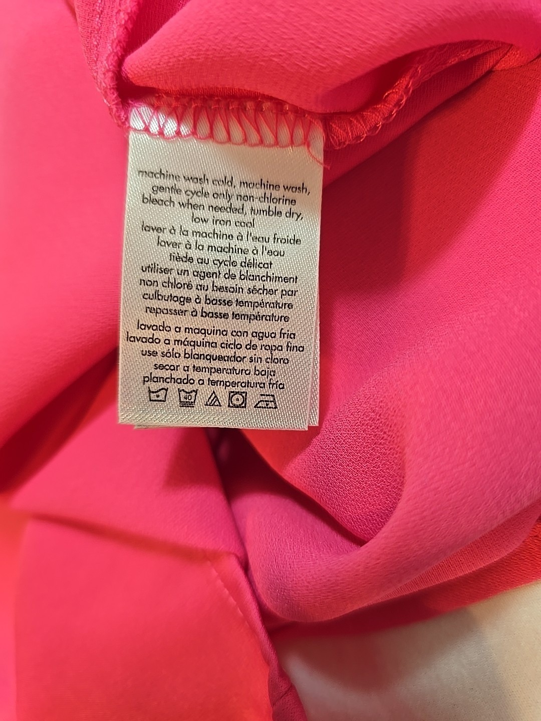 WeWoreWhat cowl neck midi dress Satin Charmeuse strappy pink Size M New