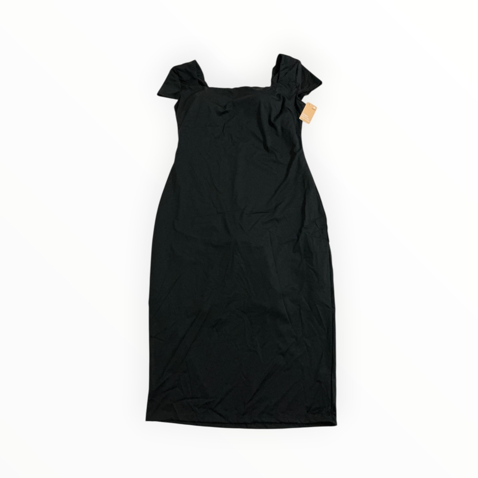 Popilush Shapewear Low Back Midi Dress Built-in Support Summer Casual Size 3XL