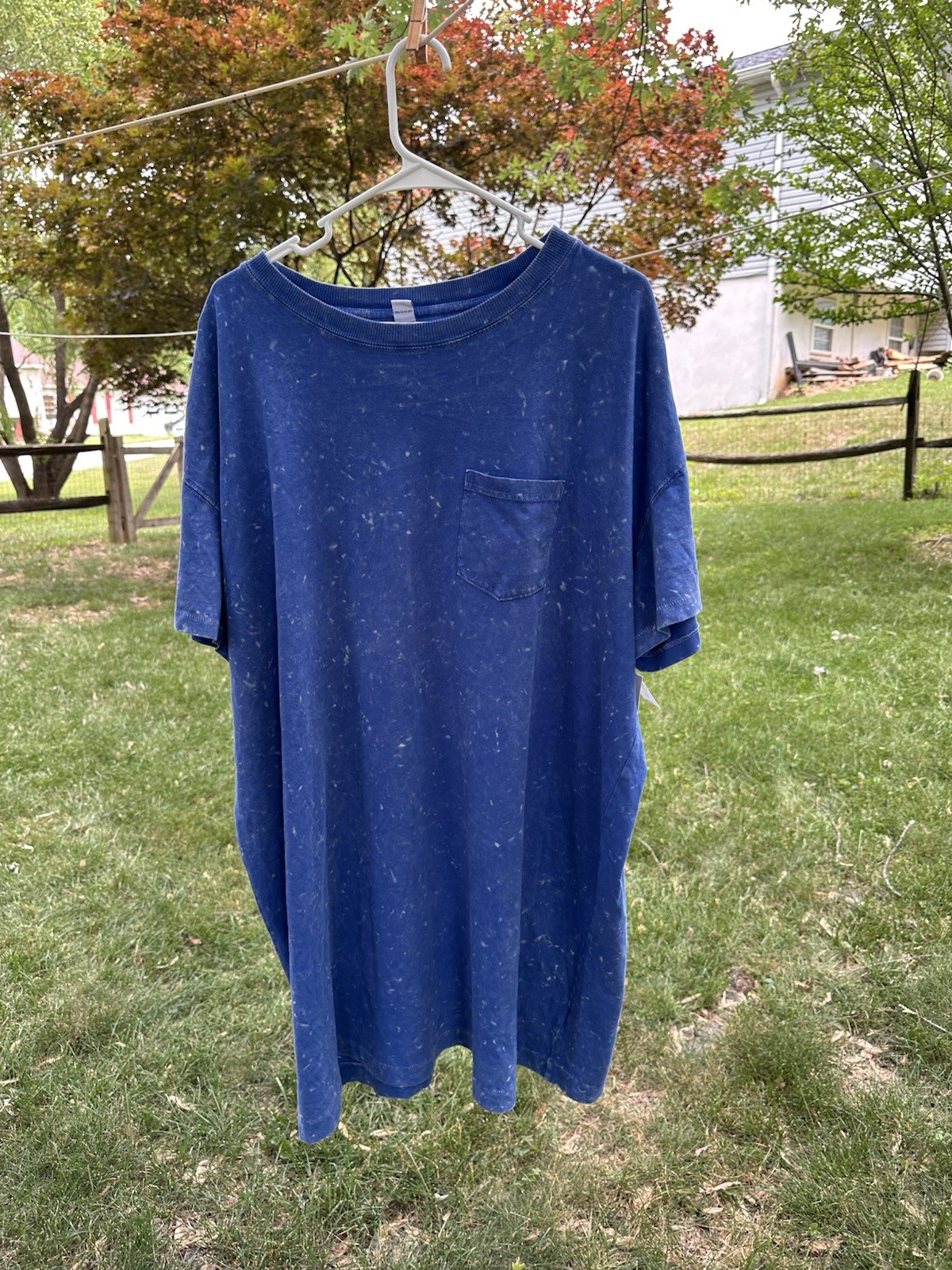 NWT, Blue&White, Old Navy, T-Shirt, Dress,W/Front Chest Pocket, Size XXL