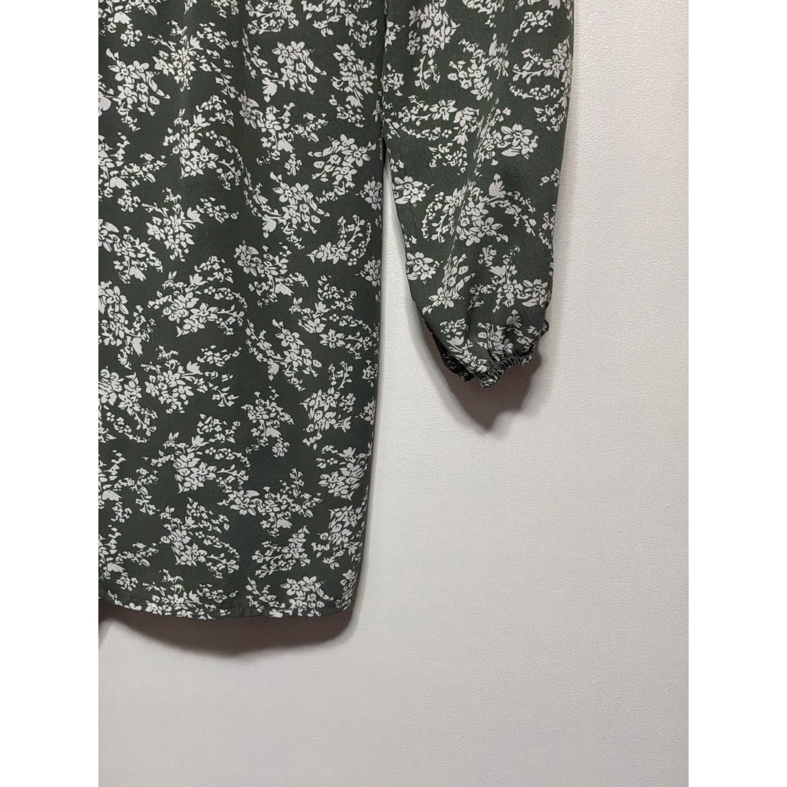 Promesia Mini Dress In Green Size Medium