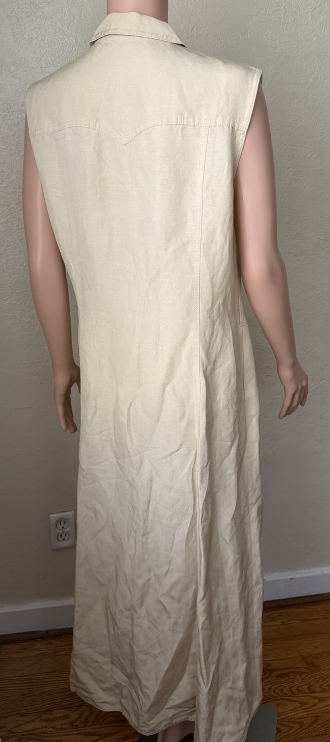 Escada Dress 59% Silk 41% Linen Size 38 (missing Belt)