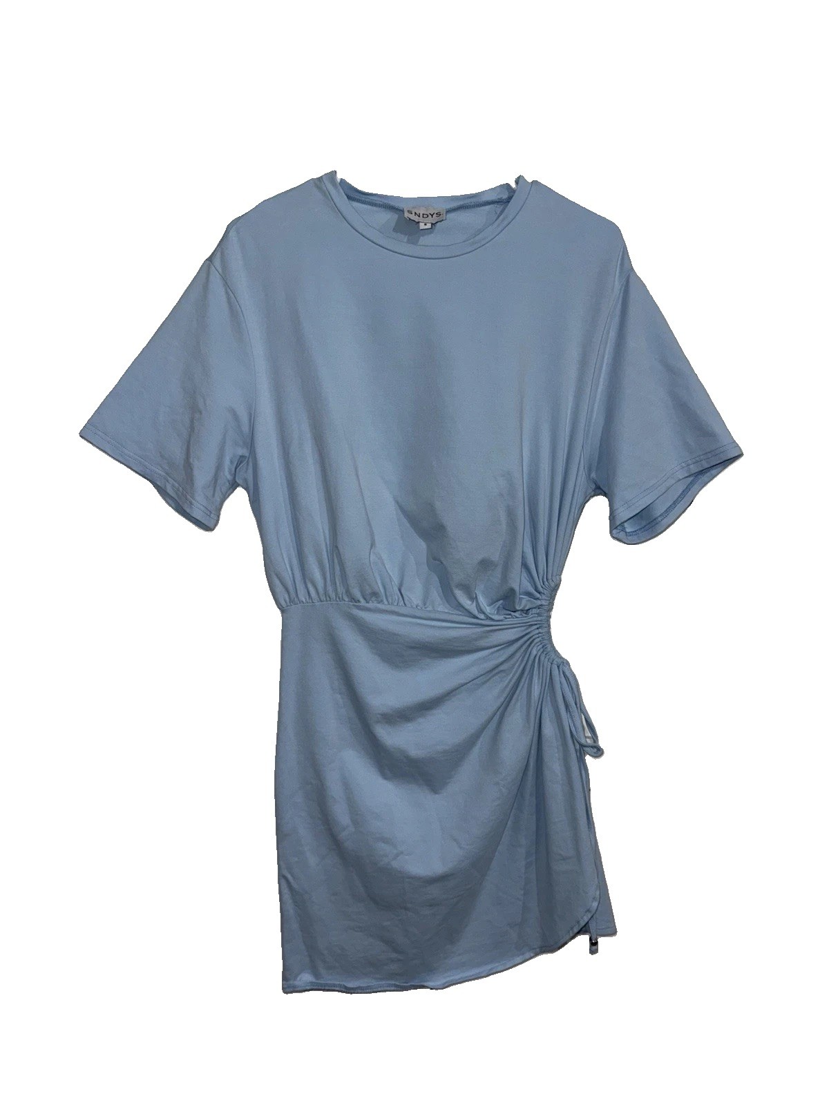 SNDYS Cotton Lola Mini Dress Size Small Blue