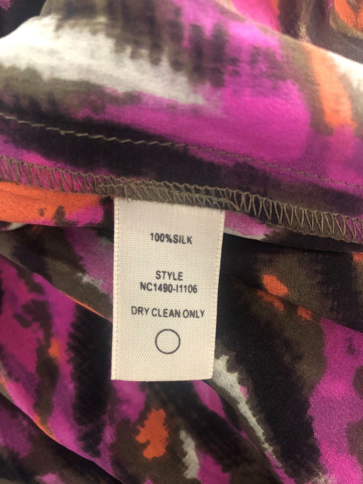 Presley Skye Silk Tiered High-Low Hem Dress Size Medium