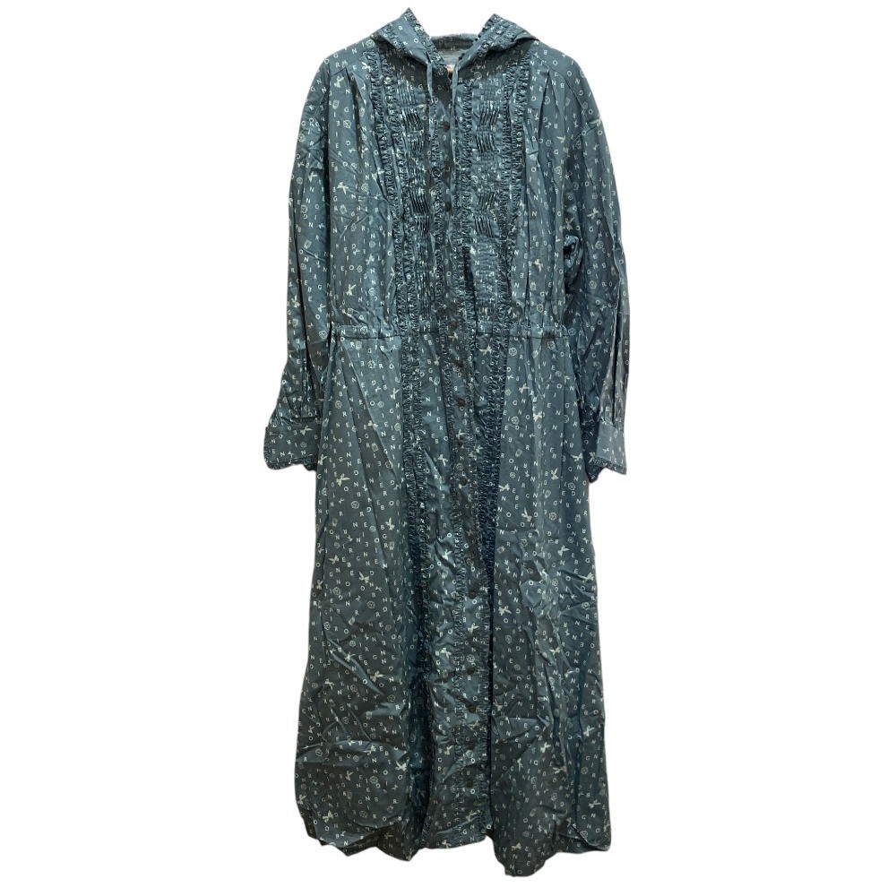 INGEBORG Random Logo Print Dress A2251FA205 Green Women USED