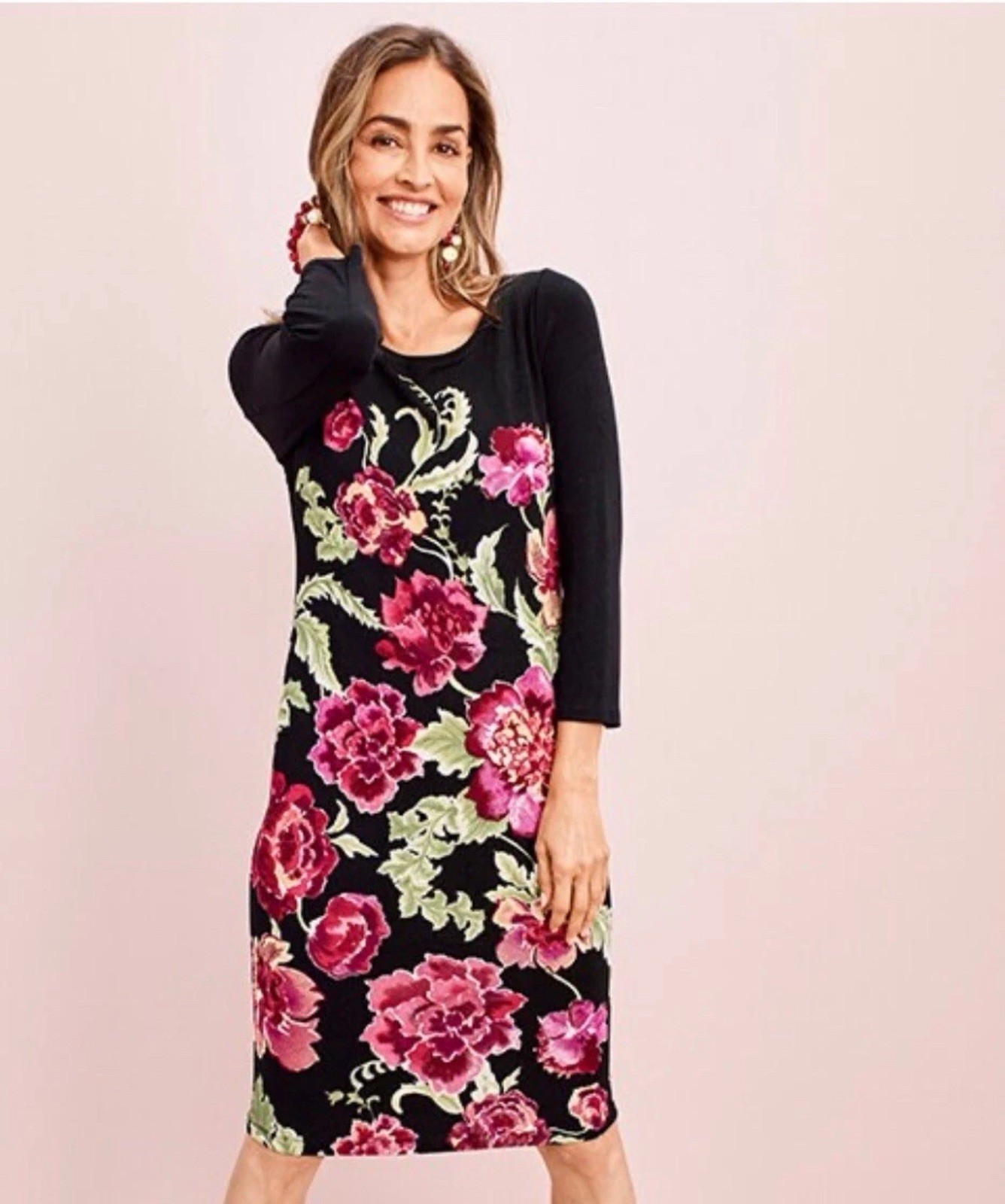 Nine West Women’s Abstract Maxi Dress Scoop Neck Strappy Sleeveless XL Pullover