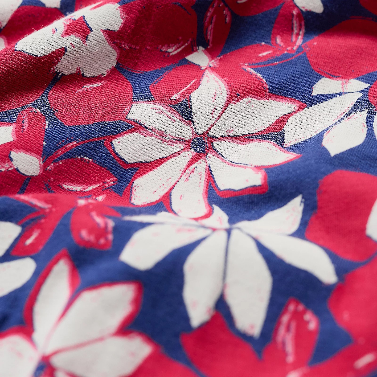 Seasalt Cornwall Red, Navy & White Chateaux Half Sleeve Cotton Maxi Dress 18