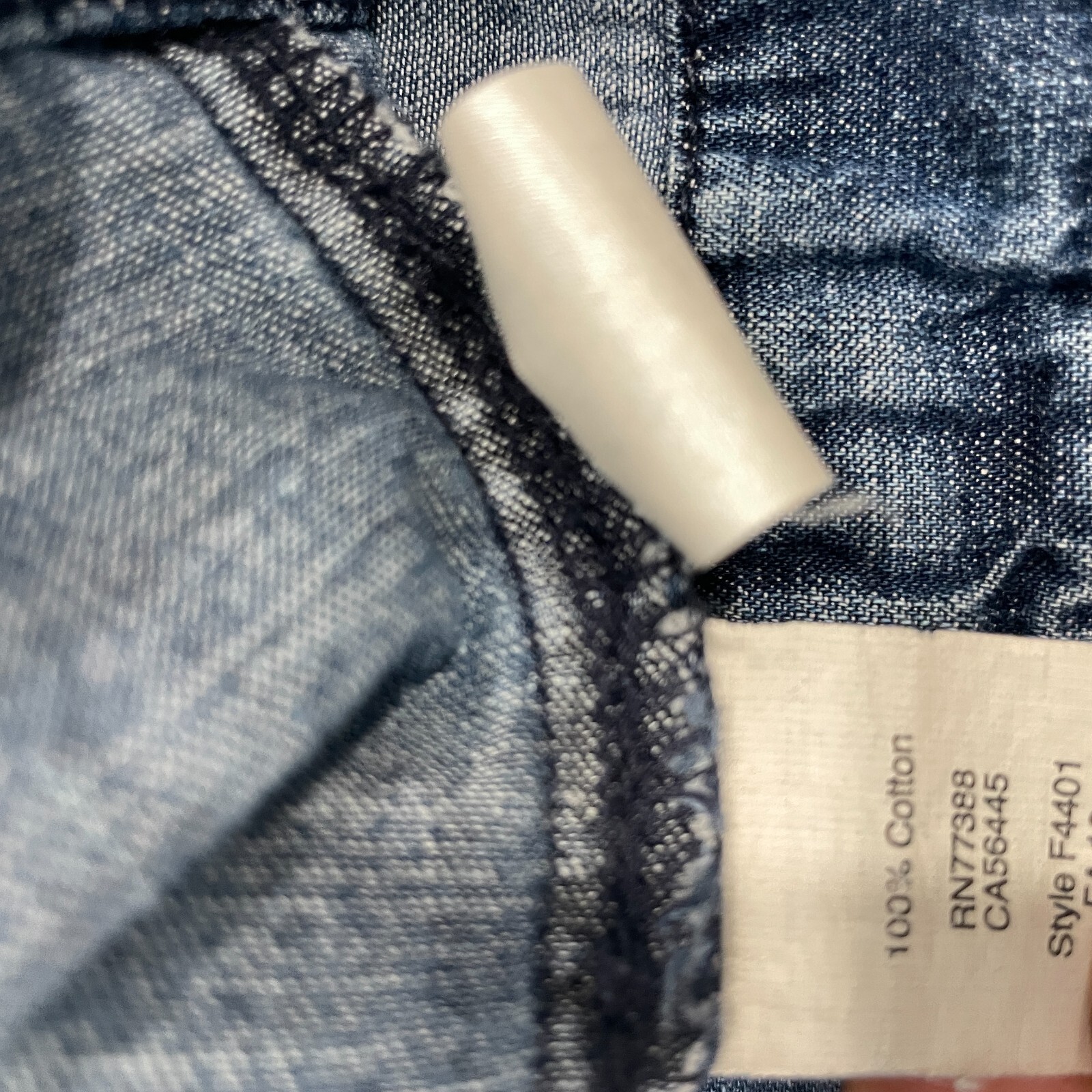 Madewell Size XS Blue Denim Chambray Shirt Dress Long Sleeve Side Pockets